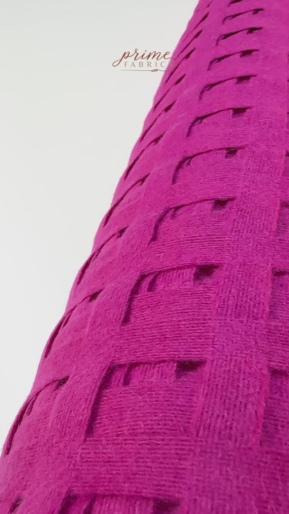 Italian Wool Net - Fuchsia