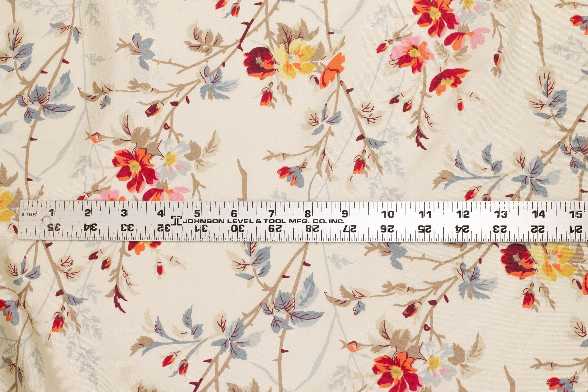 Multicolor Floral Silk Charmeuse - Prime Fabrics