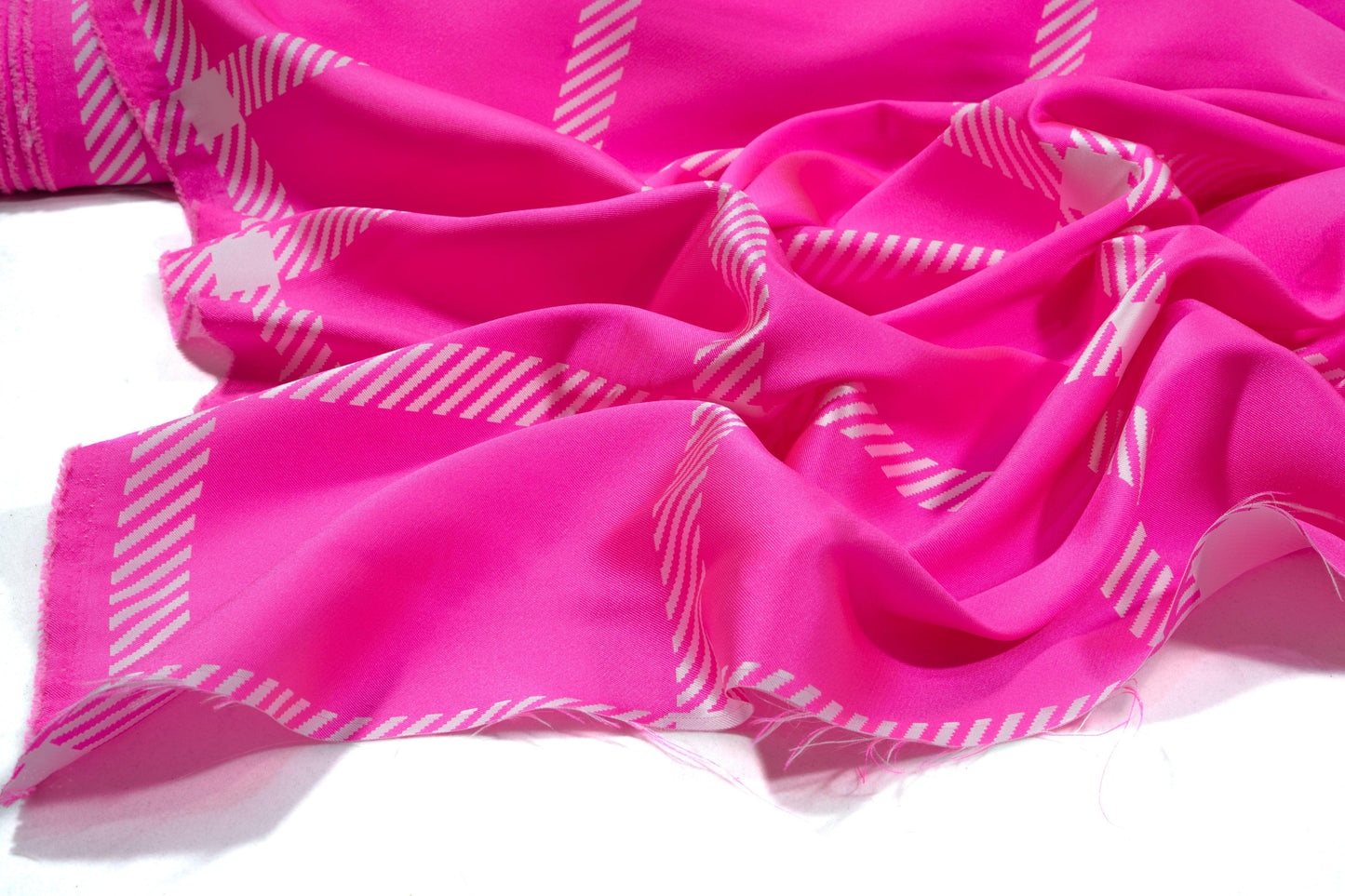 Pink Double Faced Italian Polyester Twill - Prime Fabrics