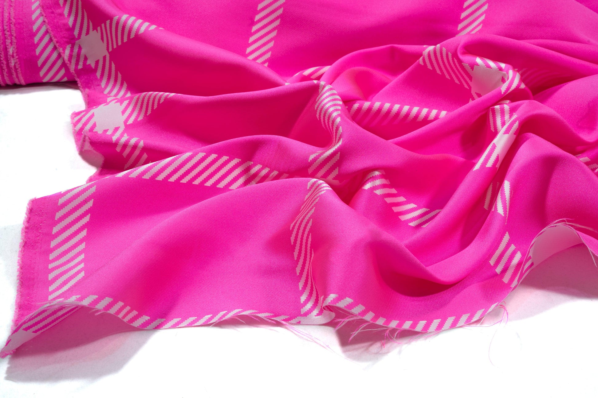 Pink Double Faced Italian Polyester Twill - Prime Fabrics