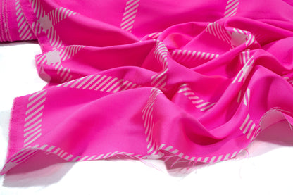 Pink Double Faced Italian Polyester Twill - Prime Fabrics