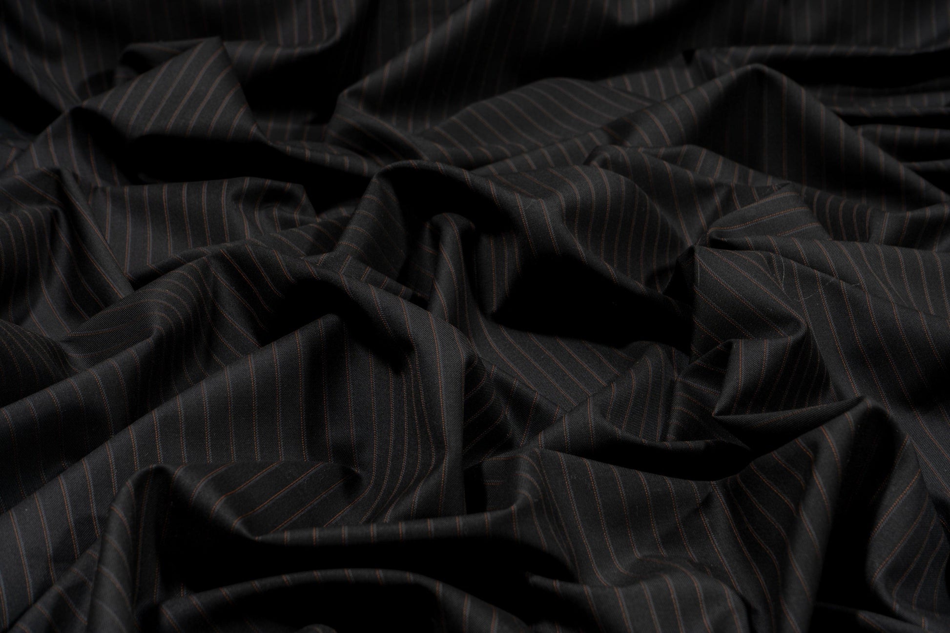 Pin Striped Super 180's Wool Made in Italy - Prime Fabrics