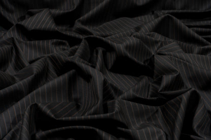 Pin Striped Super 180's Wool Made in Italy - Prime Fabrics