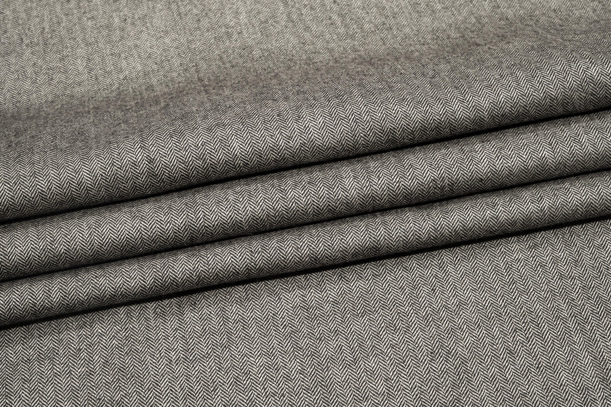 Double Faced Houndstooth and Herringbone Italian Wool Suiting - Prime Fabrics