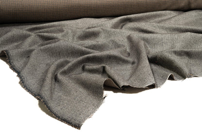 Double Faced Houndstooth and Herringbone Italian Wool Suiting - Prime Fabrics