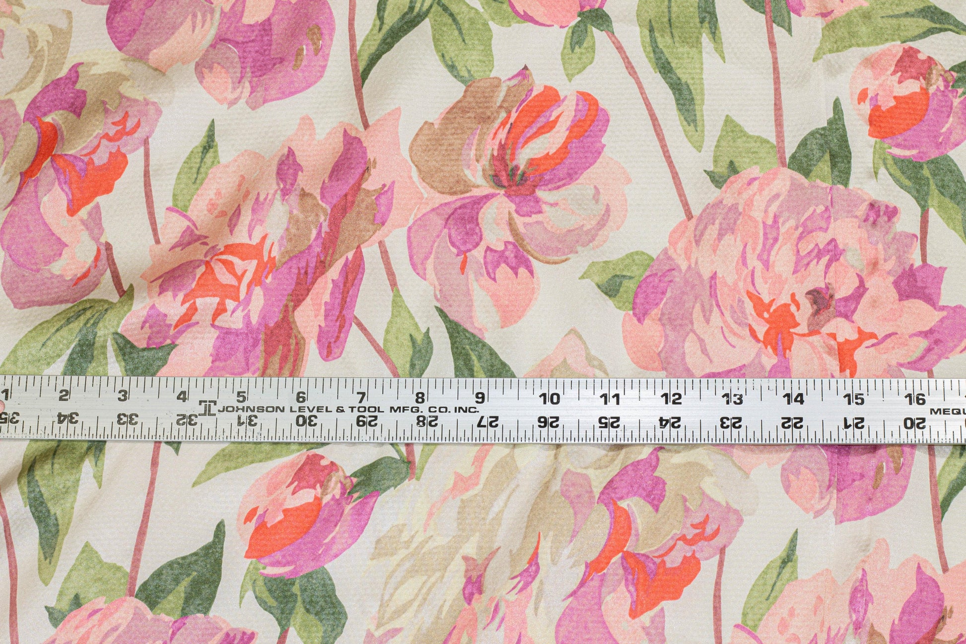 Multicolor Floral Hammered Silk Charmeuse - Prime Fabrics