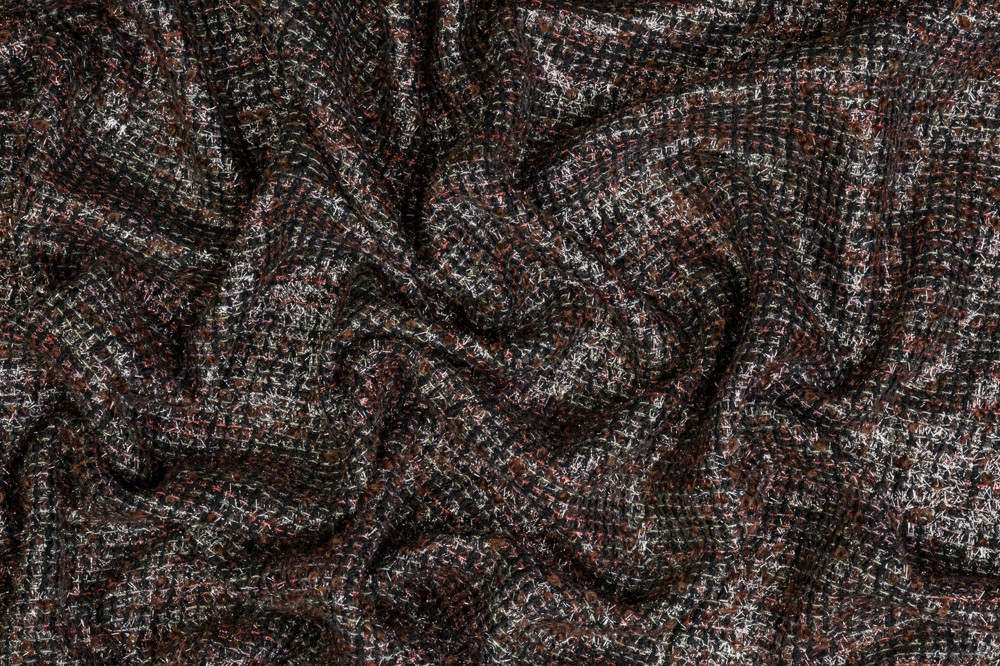 Metallic Wool Tweed - Multicolor - Prime Fabrics