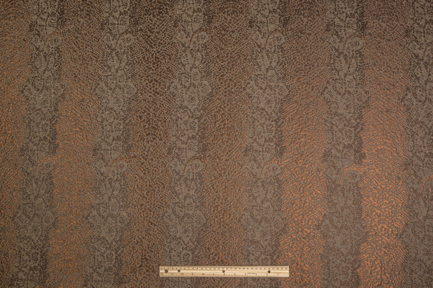 Metallic Abstract Tweed - Brown - Prime Fabrics