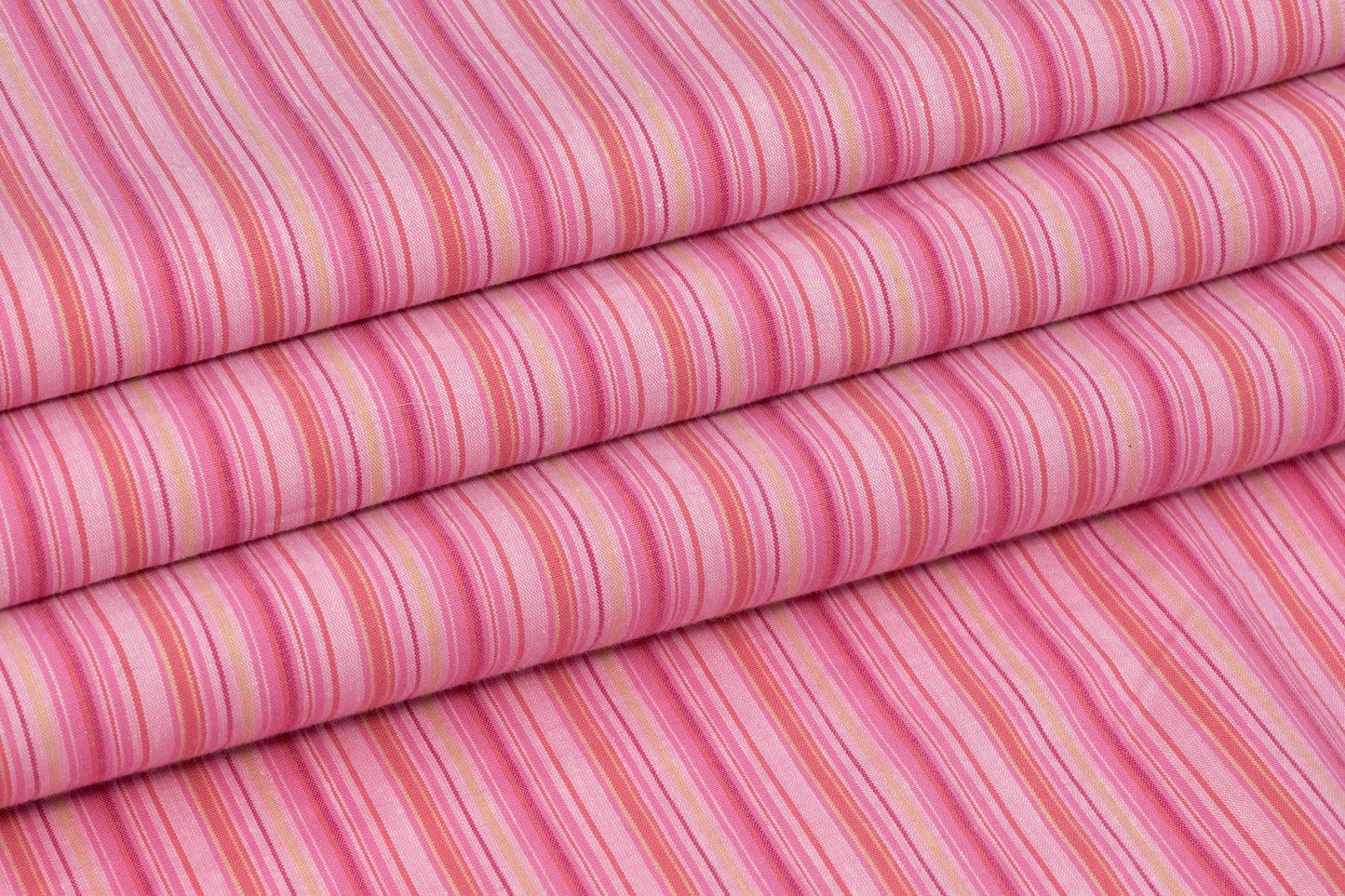 Striped Cotton Print - Pink - Prime Fabrics