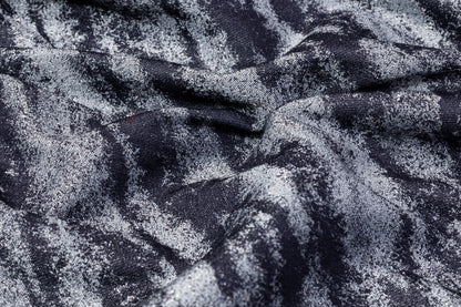 Rayon Denim Twill - Navy, Blue, Silver