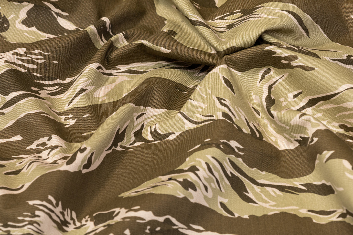 Camouflage Printed Denim - Light Khaki