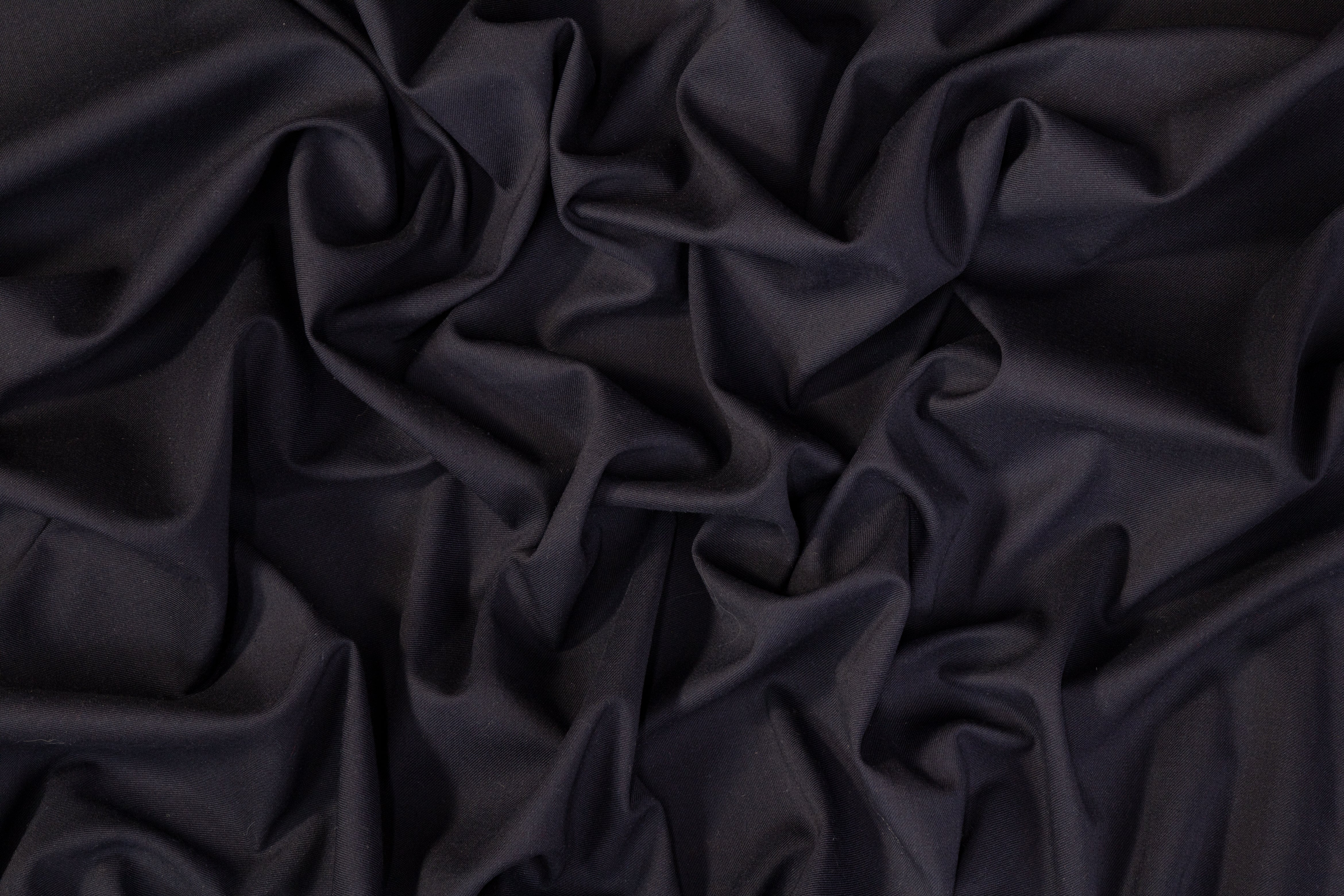 Double Faced Poly Wool Blend - Red and Navy
