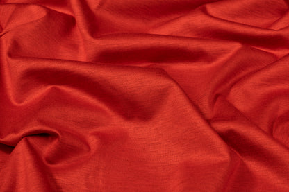 Double Faced Poly Wool Blend - Red and Navy