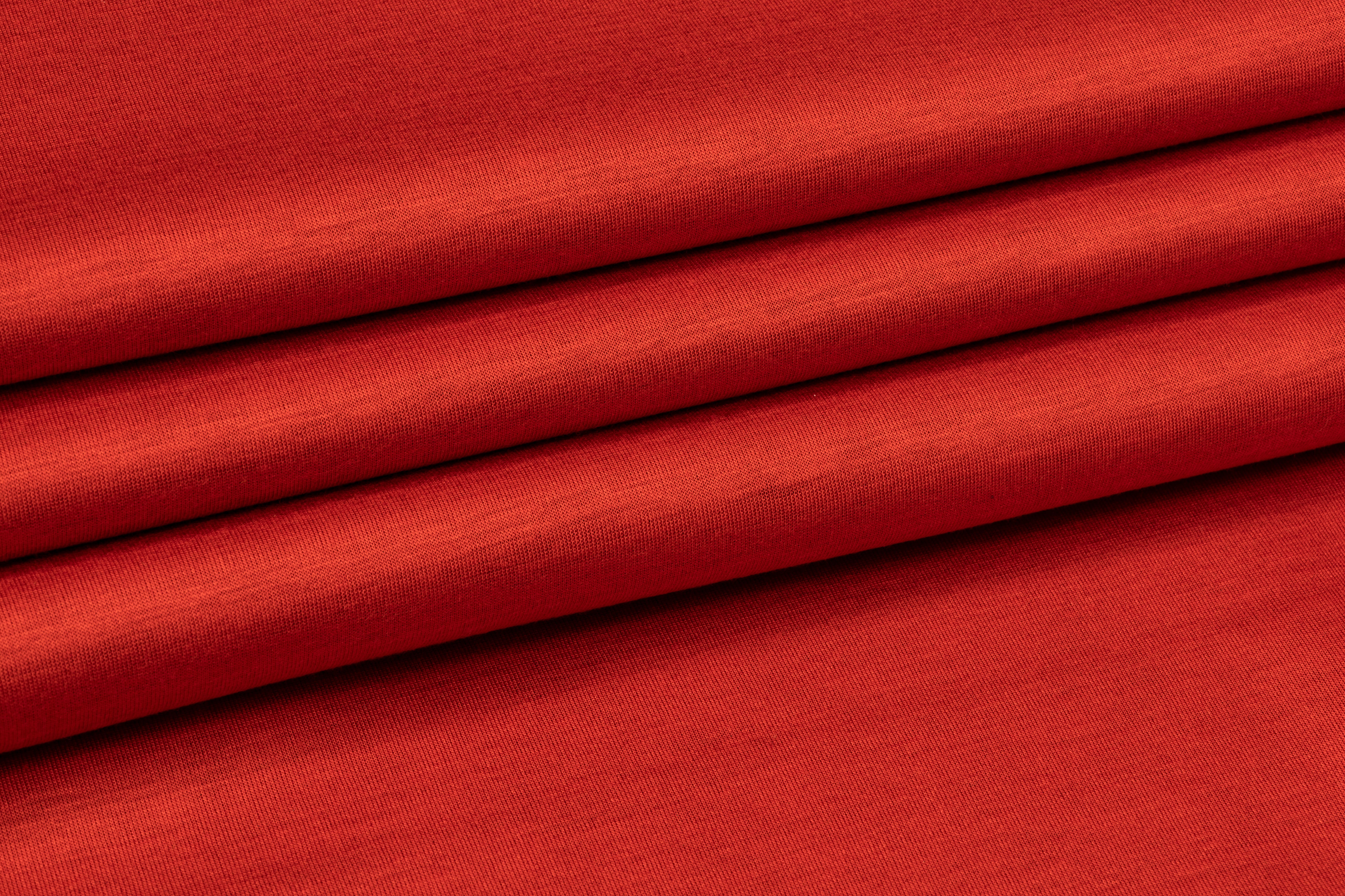 Double Faced Poly Wool Blend - Red and Navy