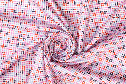 Dotted Printed Italian Cotton - Multicolor