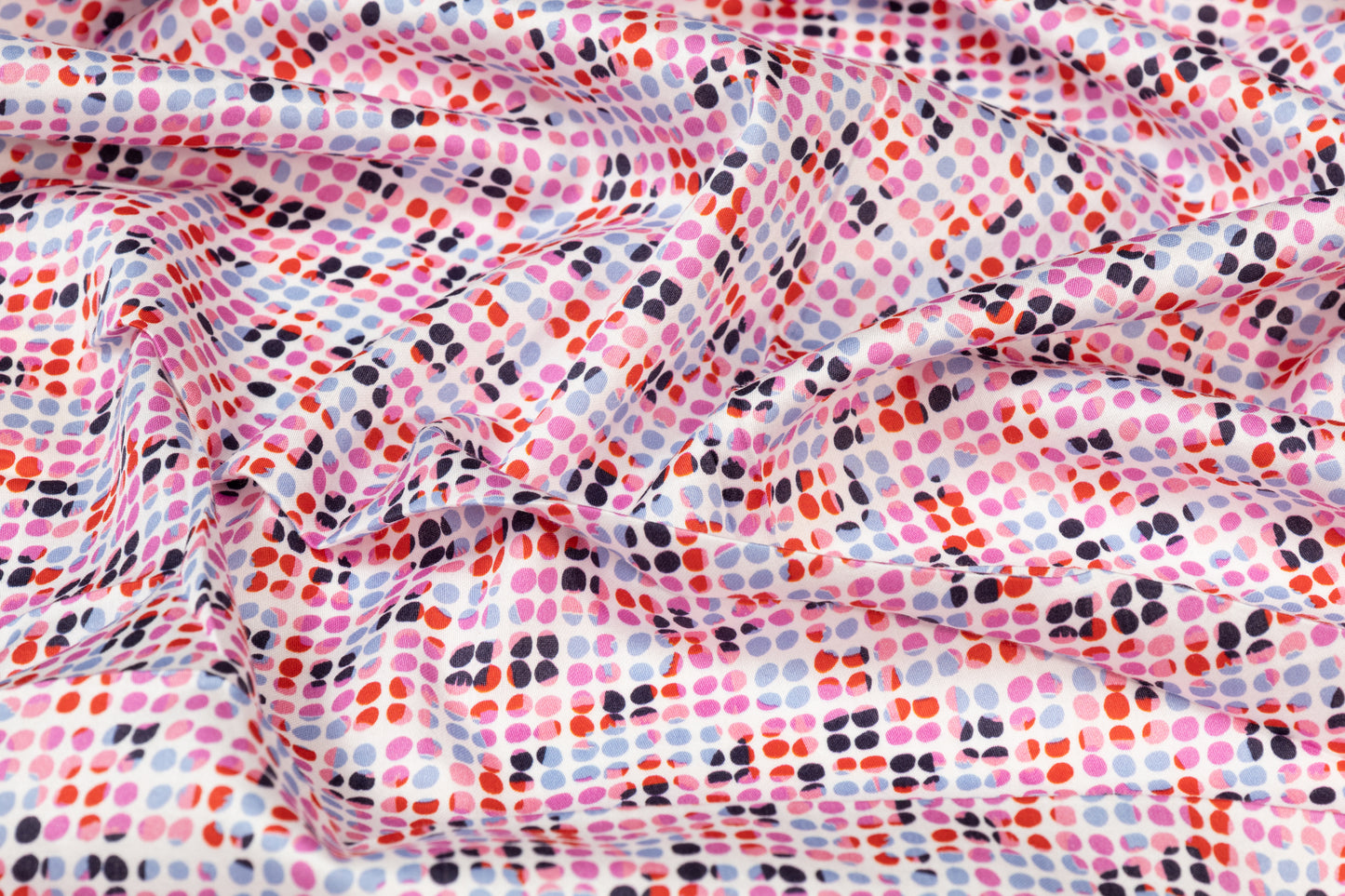 Dotted Printed Italian Cotton - Multicolor