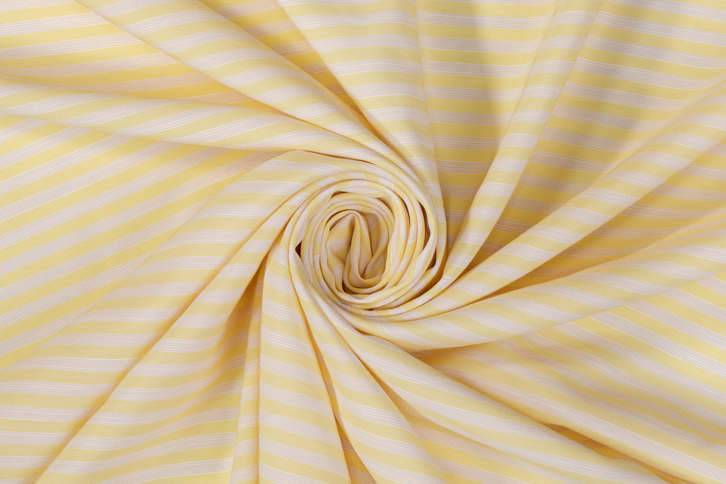 Striped Cotton - Yellow and White