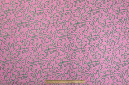 Rope Design Italian Cotton - Pink, Green, White