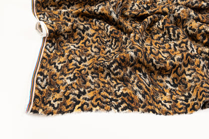 Cheetah Print Viscose Crepe
