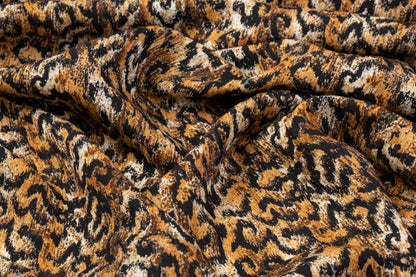Cheetah Print Viscose Crepe
