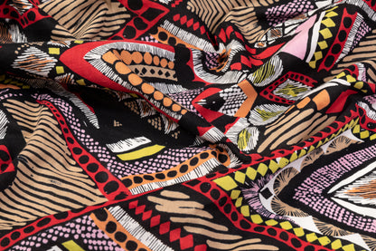 Abstract Printed Cotton - Multicolor