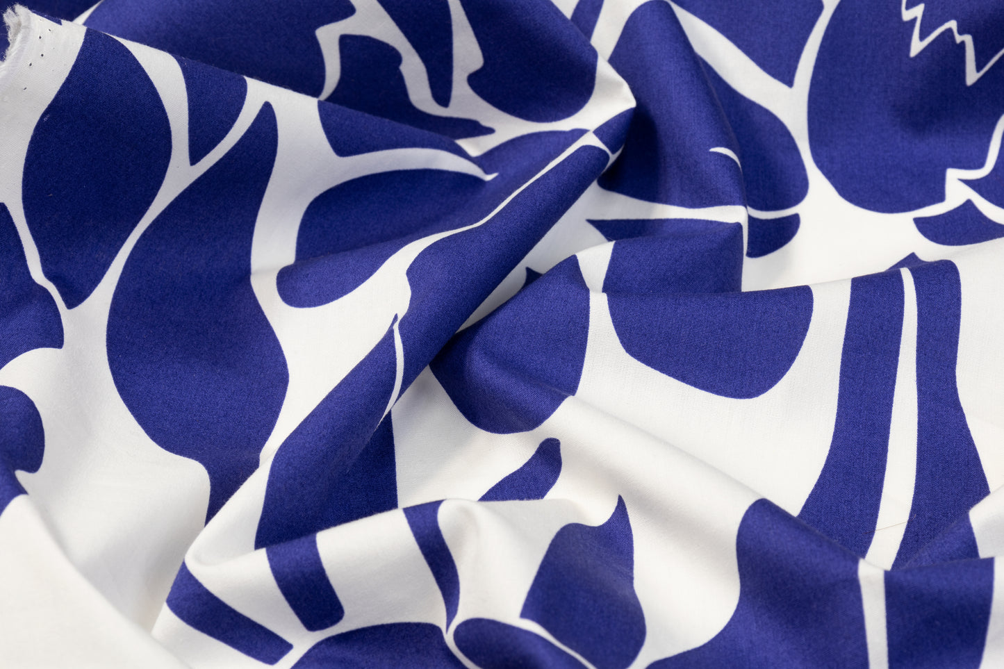 Max Mara - Floral Italian Cotton - Blue and White