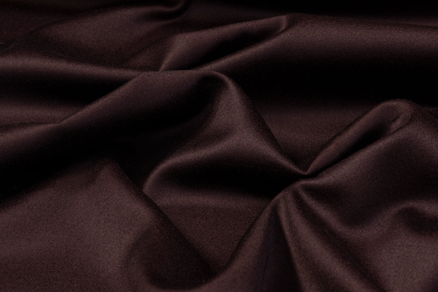 Heavy Italian Wool Sateen - Burgundy