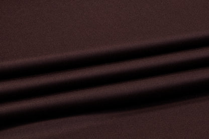 Heavy Italian Wool Sateen - Burgundy