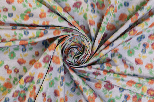 Double-Faced Printed Italian Taffeta - Multicolor