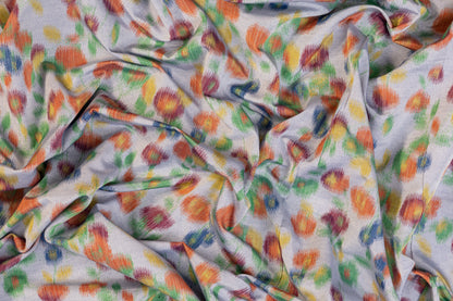 Double-Faced Printed Italian Taffeta - Multicolor
