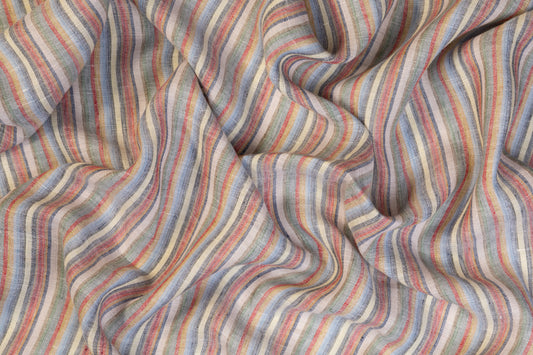 Striped Italian Linen - Multicolor
