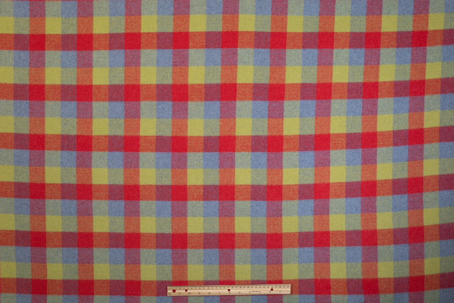 Plaid Italian Wool Coating - Multicolor