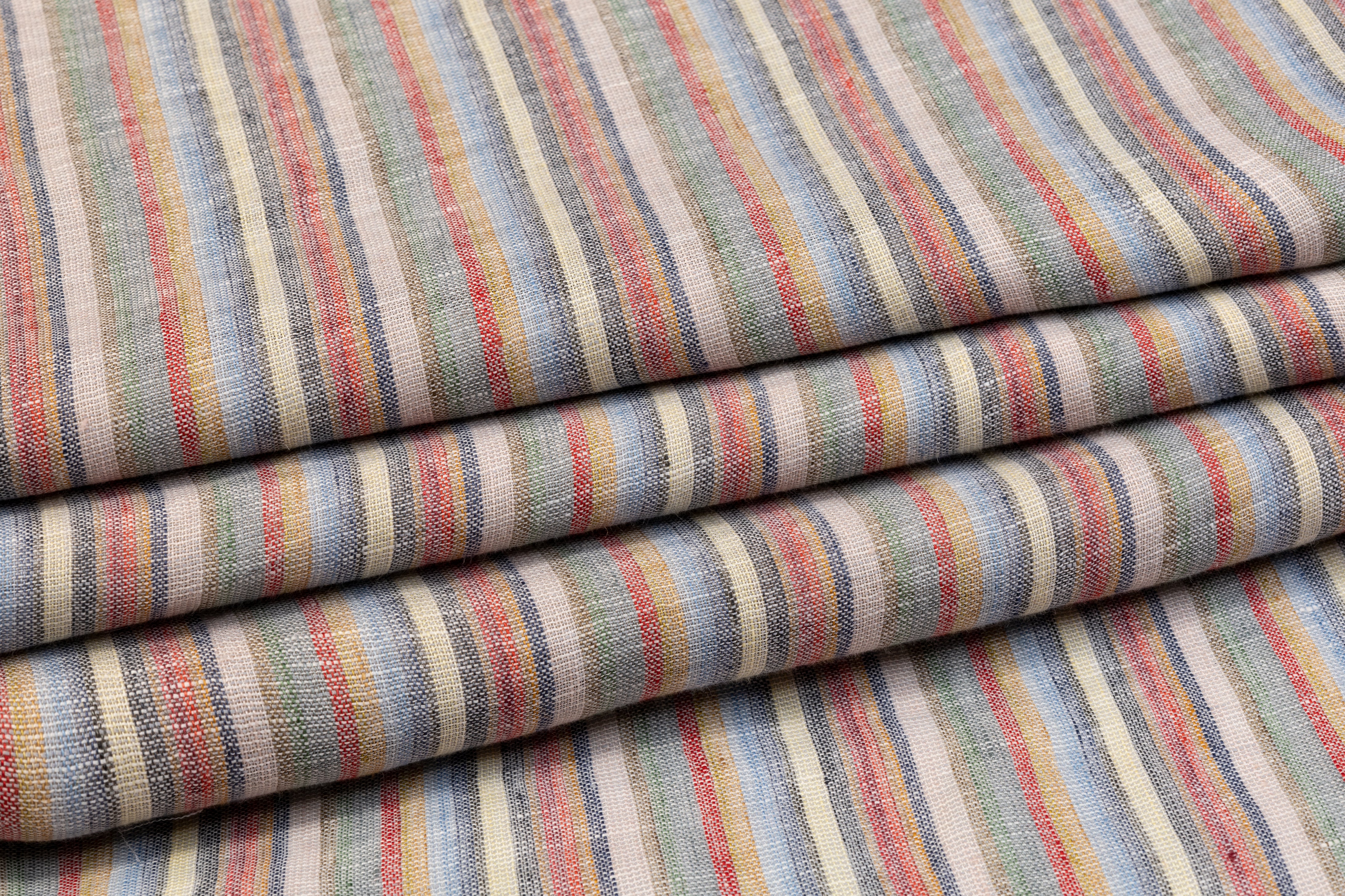 Striped Italian Linen - Multicolor