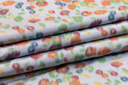 Double-Faced Printed Italian Taffeta - Multicolor