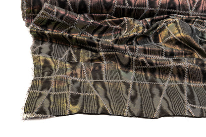 Italian Iridescent Moiré Brocade - Multicolor