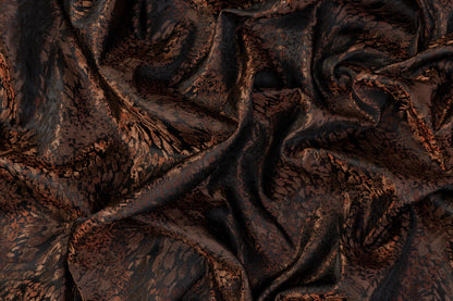 Abstract Metallic Brocade - Bronze