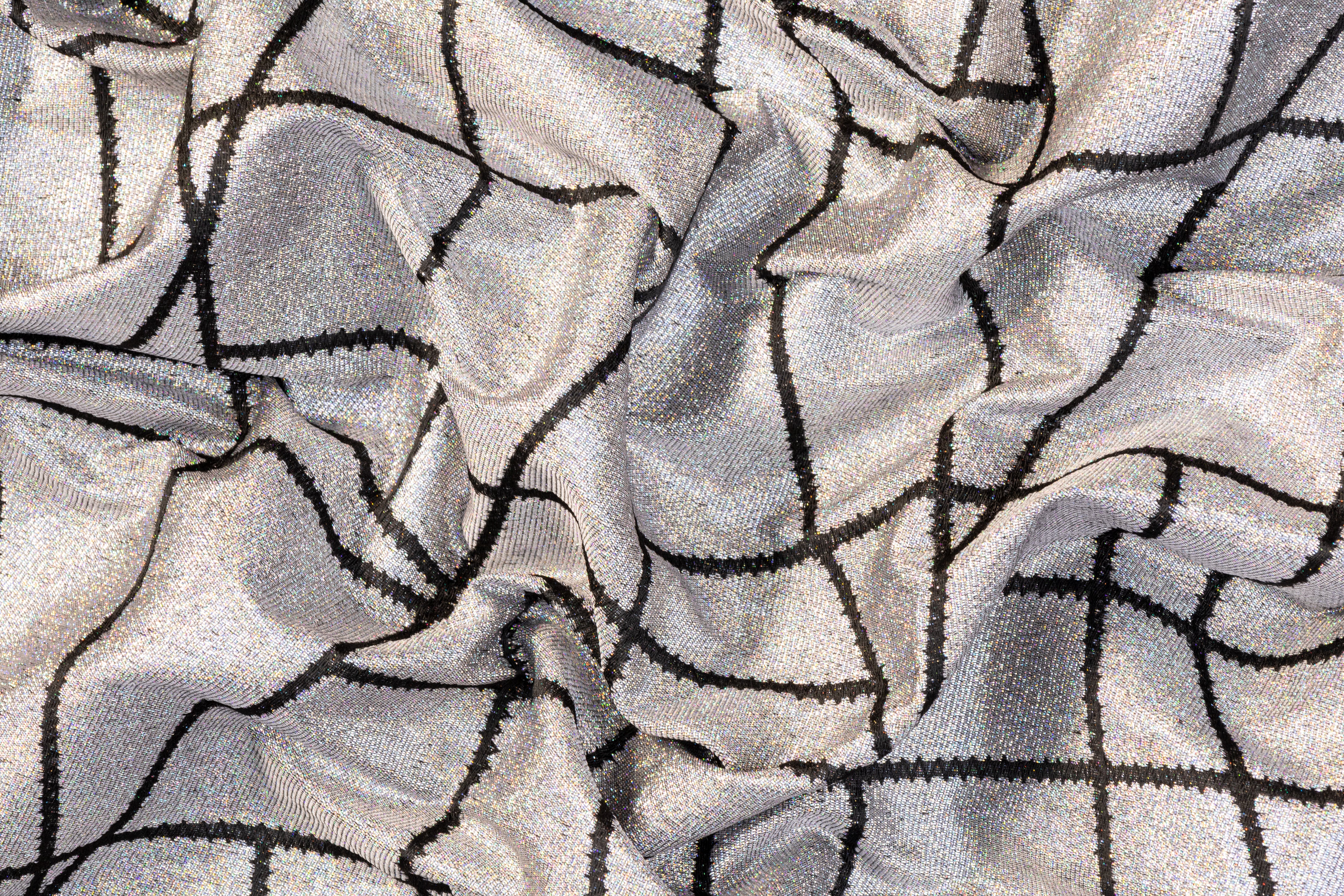Italian Iridescent Moiré Brocade - Multicolor