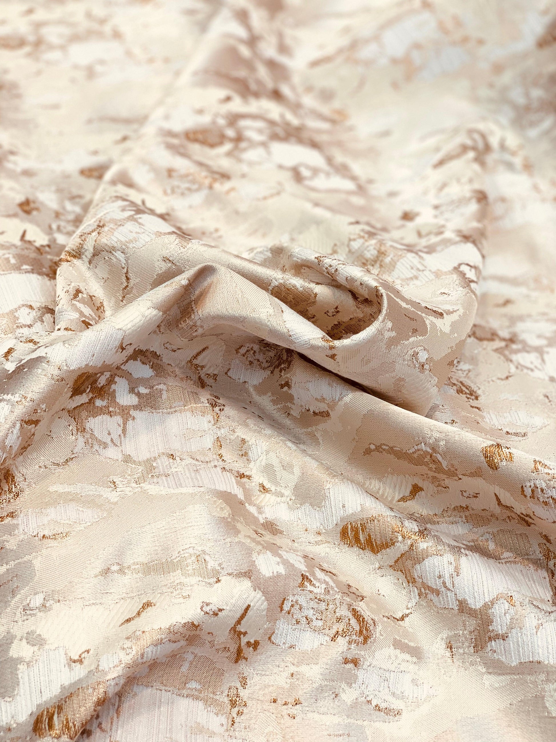 Beige Brocade - Prime Fabrics