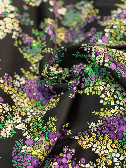 Multi-Color Floral Cotton Sateen - Prime Fabrics