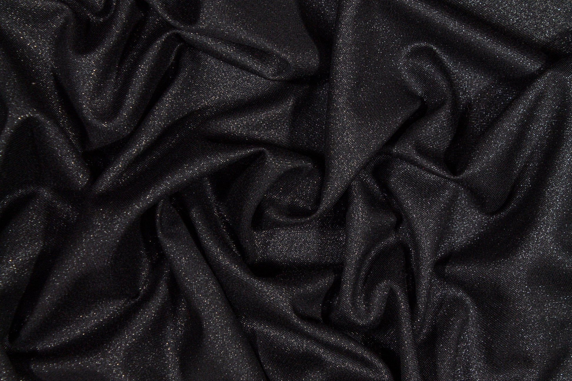 Black Metallic Italian Wool Suiting - Prime Fabrics