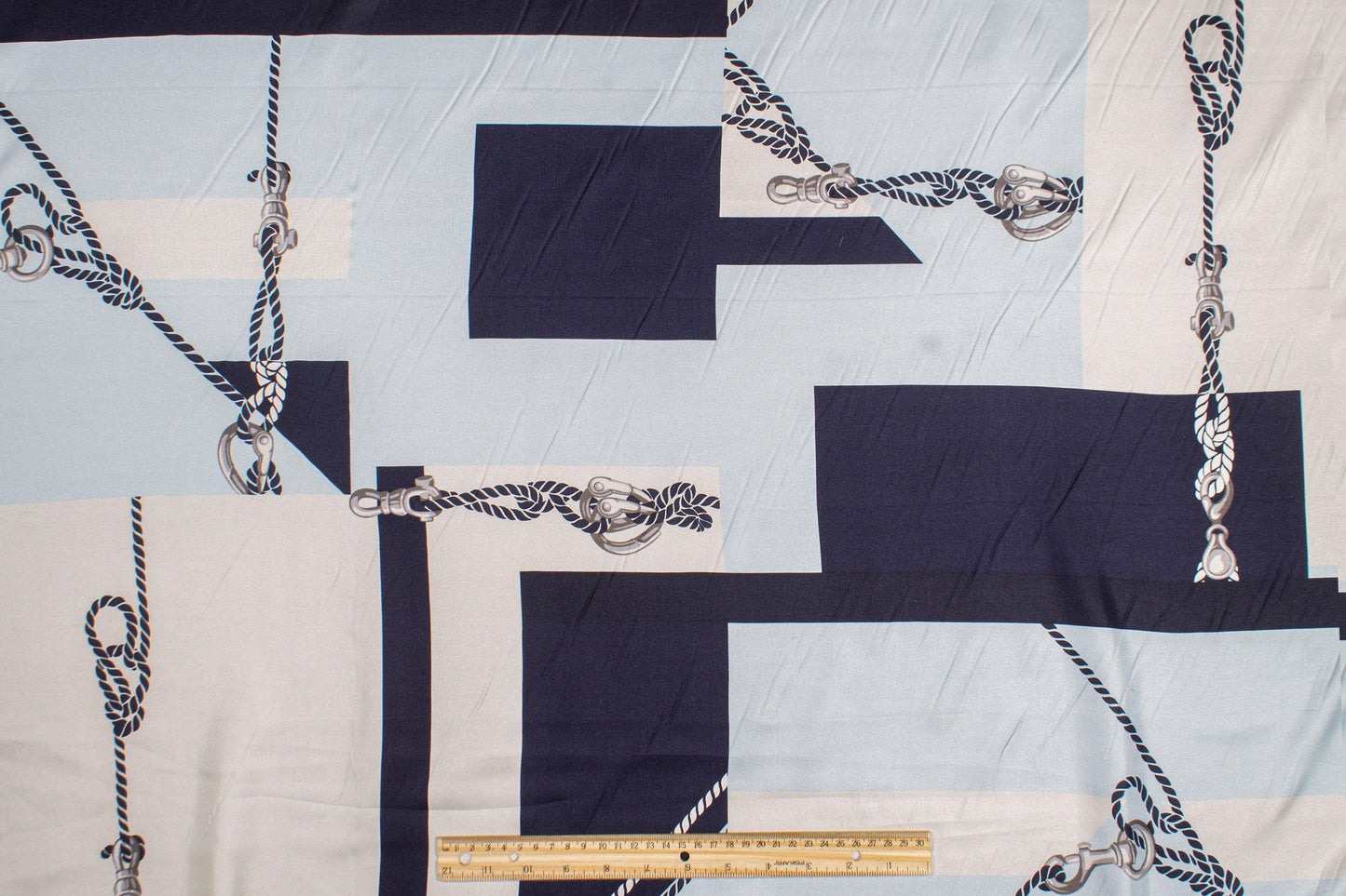 Max Mara - Nautical Italian Silk Twill - Prime Fabrics