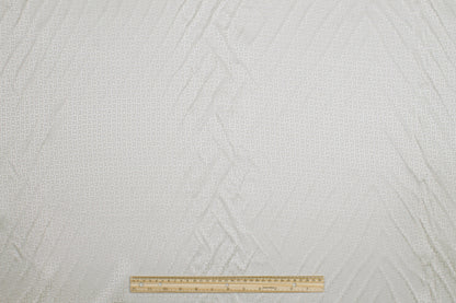 Lightweight Silk Jacquard - Ivory - Prime Fabrics