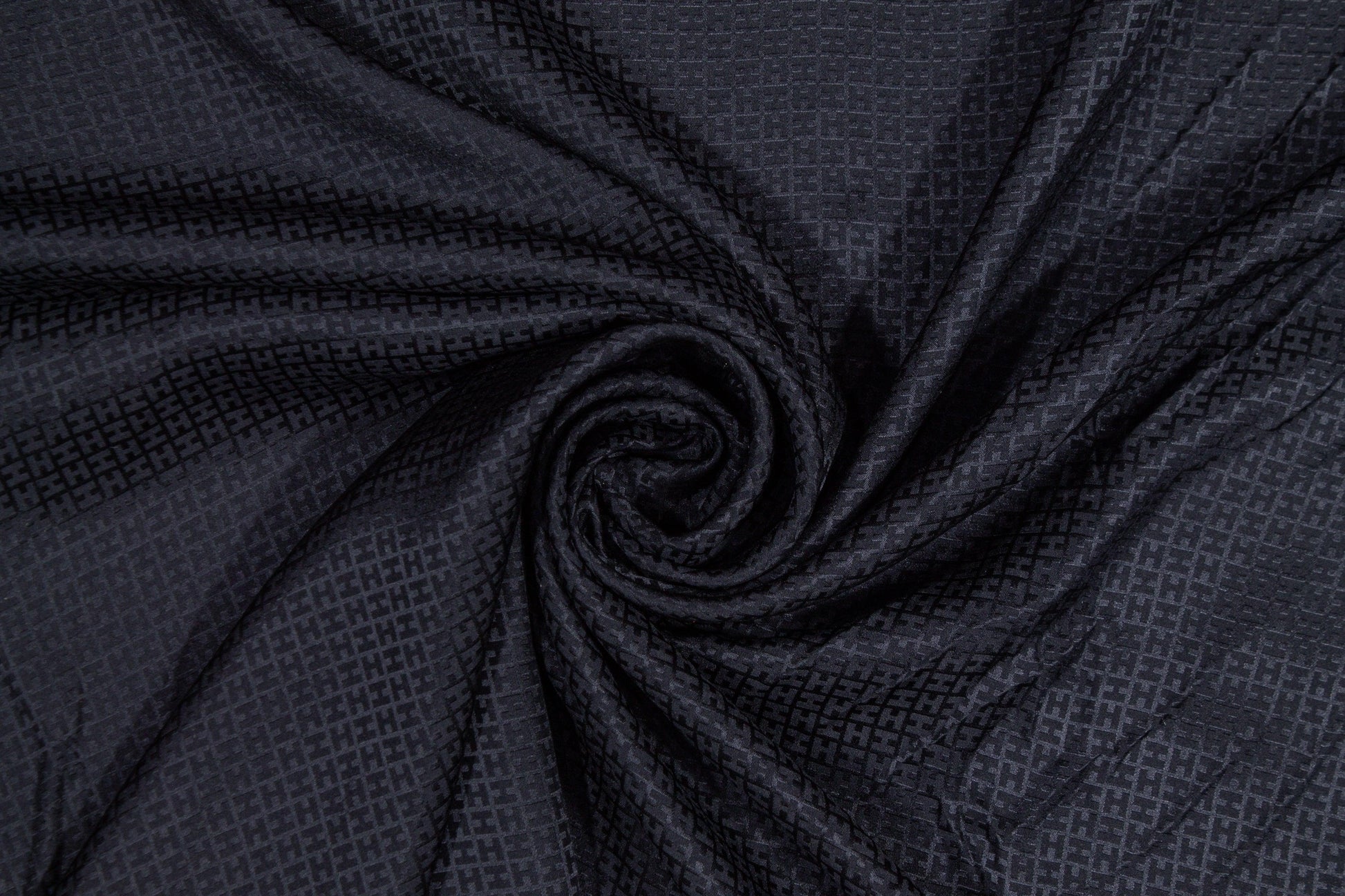Lightweight Silk Jacquard - Navy Blue - Prime Fabrics