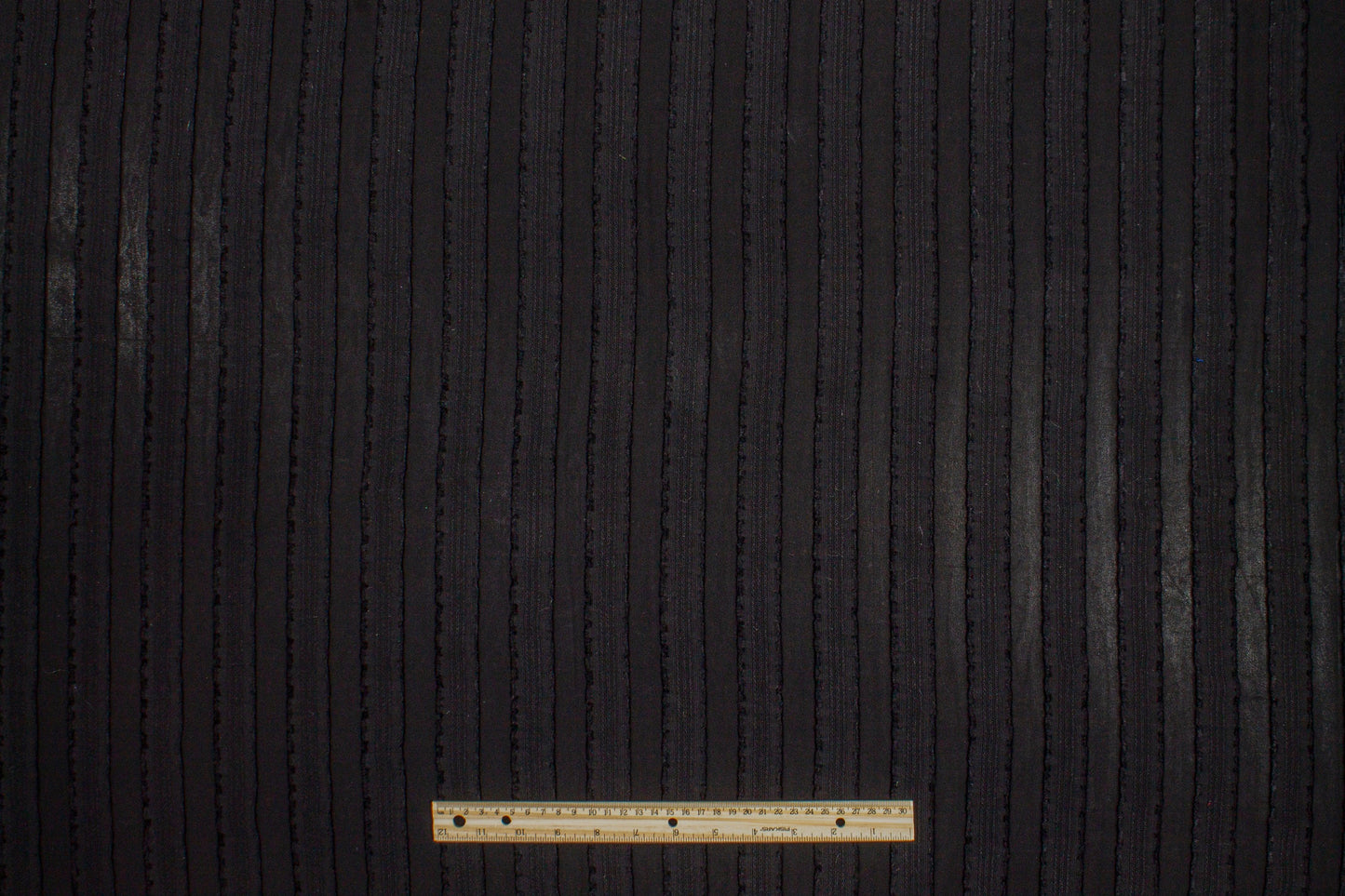 Italian Viscose Striped Burnout - Prime Fabrics