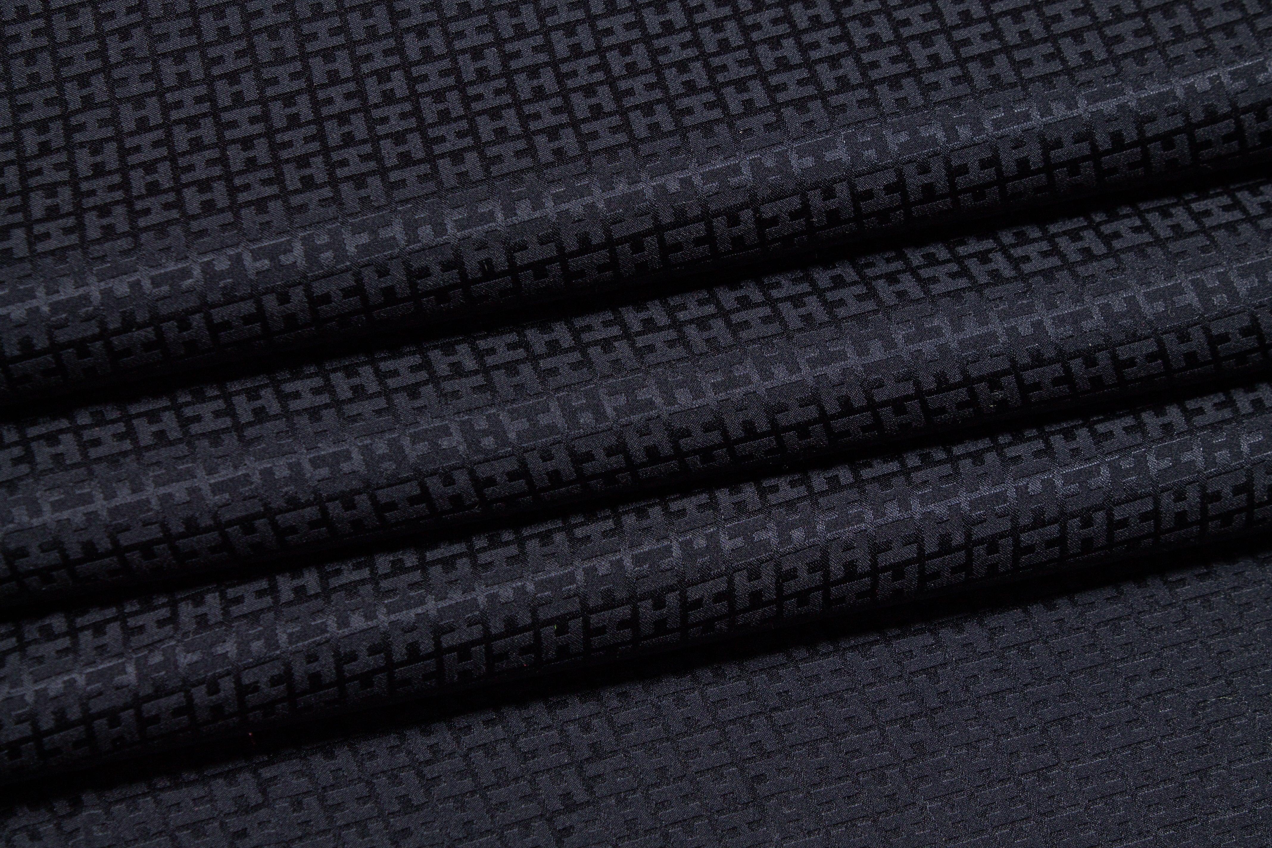Lightweight Silk Jacquard - Navy Blue - Prime Fabrics