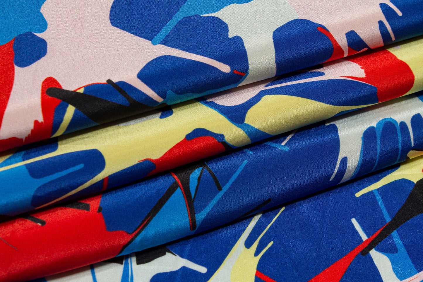Multicolor Paint Splatter Silk Crepe De Chine - Prime Fabrics