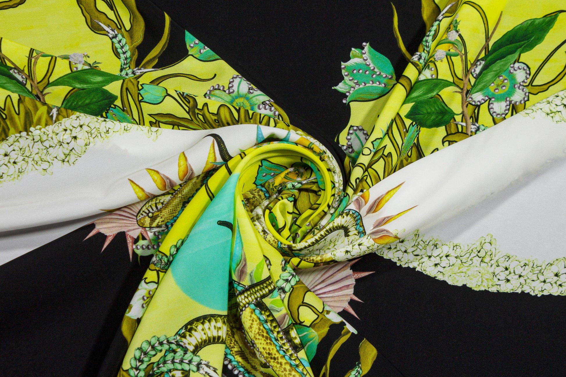 Roberto Cavalli - Viscose Crepe De Chine Panel - Prime Fabrics