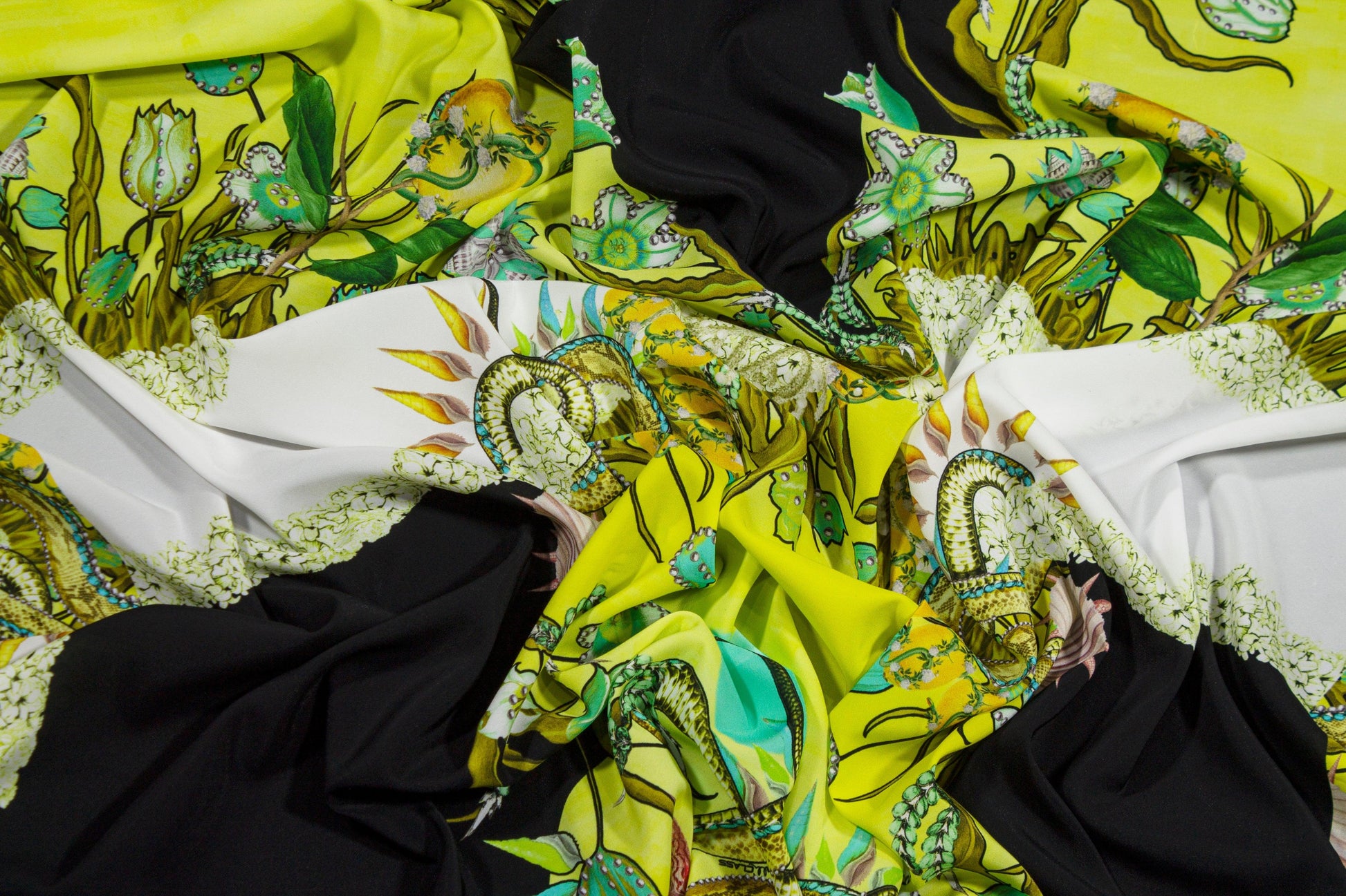 Roberto Cavalli - Viscose Crepe De Chine Panel - Prime Fabrics