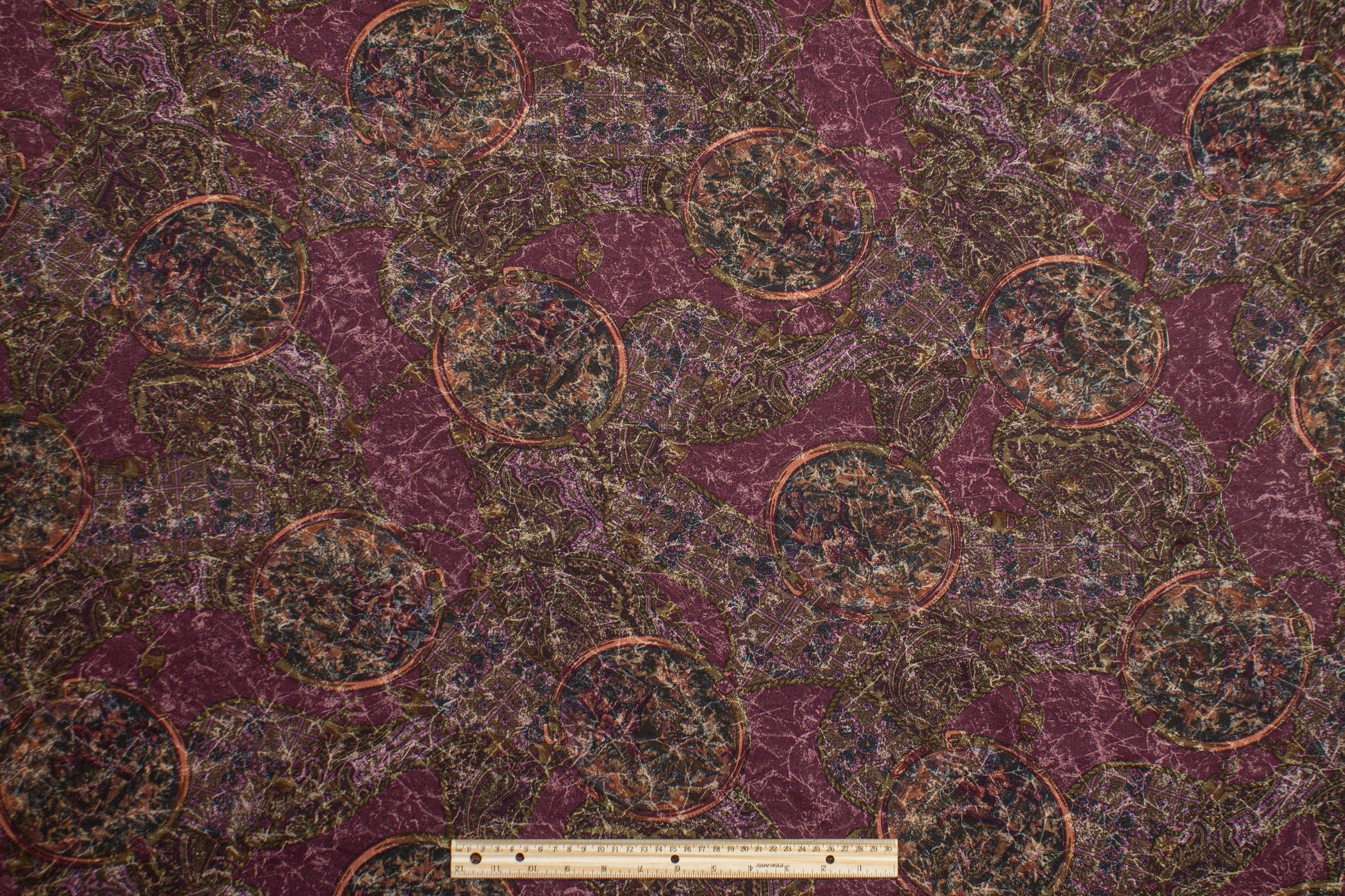 Abstract Italian Viscose Crepe De Chine - Prime Fabrics
