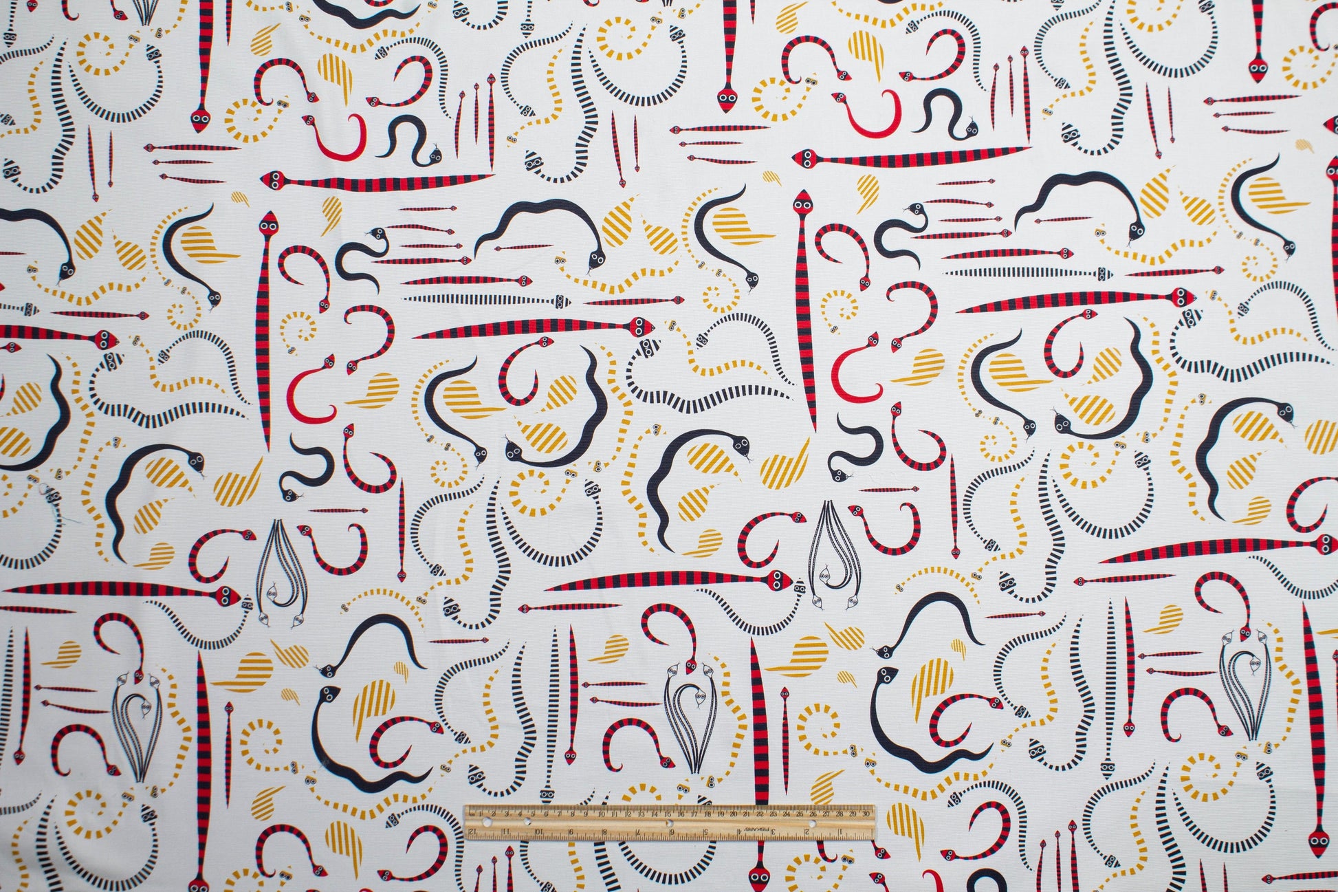 Snake Print Italian Viscose Cotton Blend - Prime Fabrics
